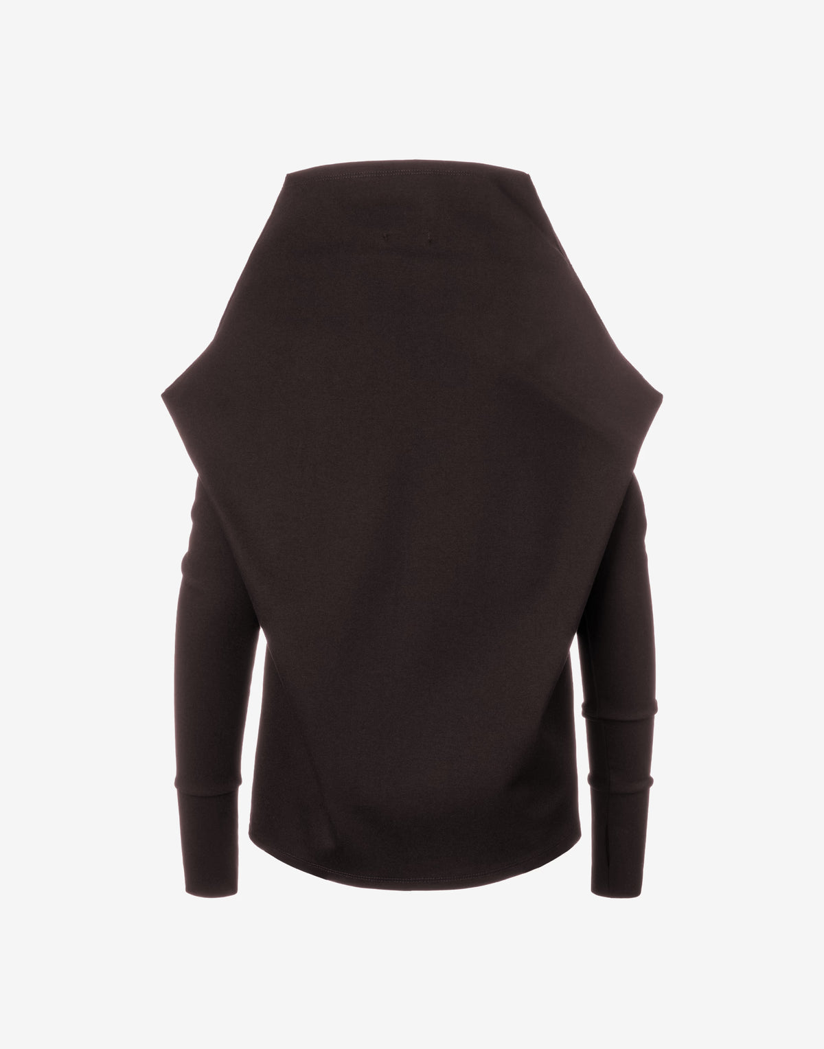 Brown Blouse Back View