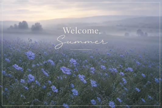 The season of bare feet warm linen, and endless light has begun  Welcome, Summer