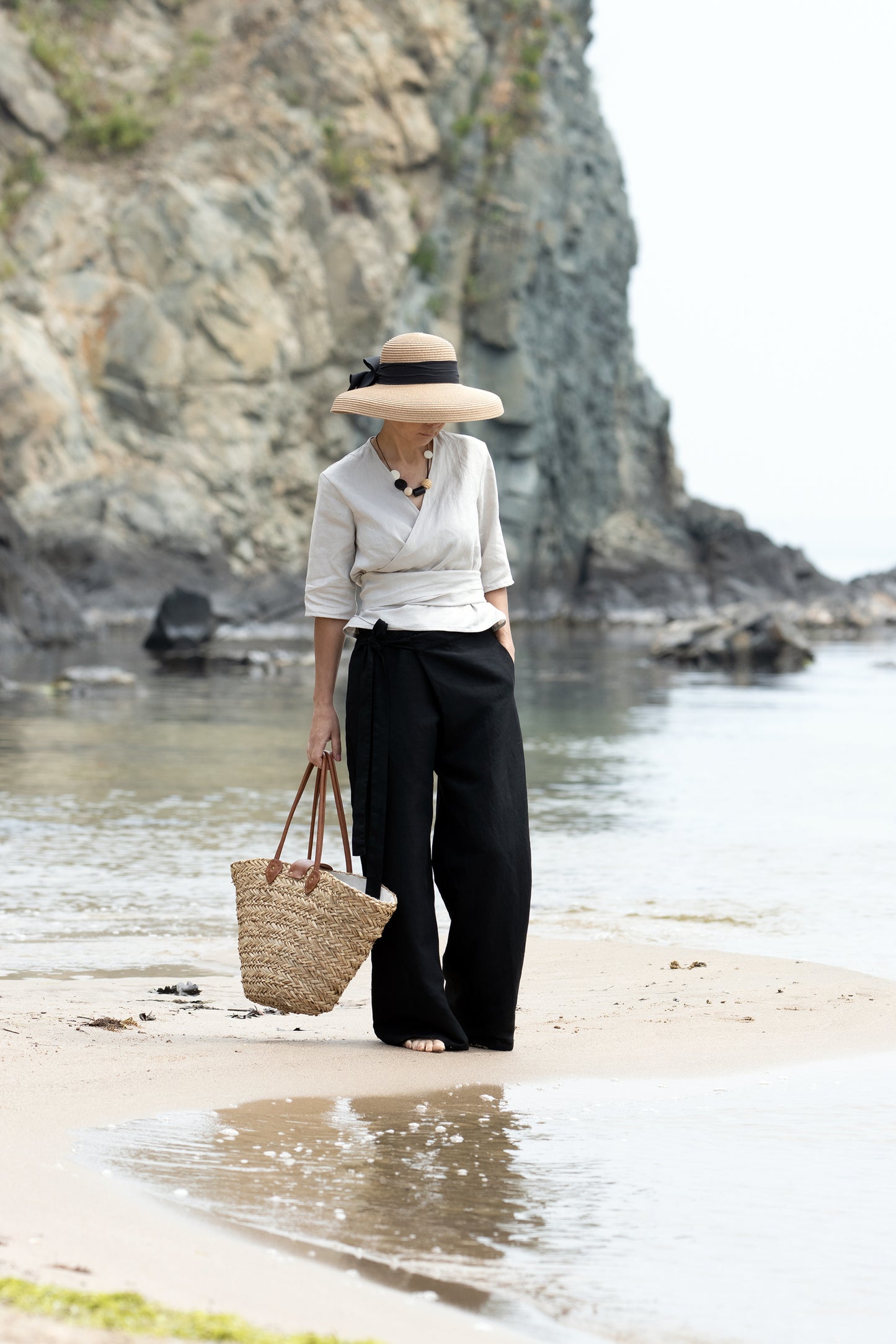 Hug-Style Linen Pants