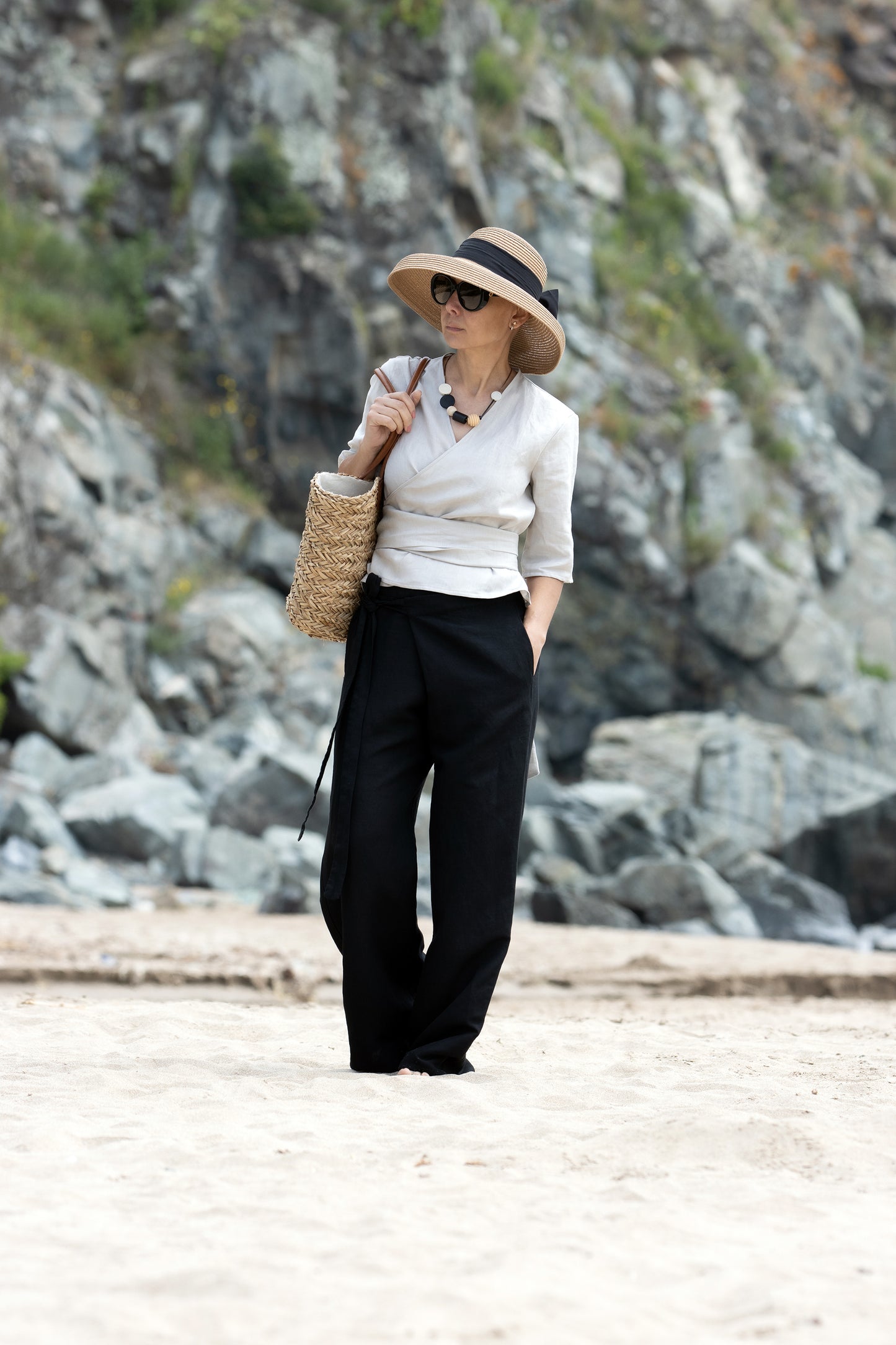 Hug-Style Linen Pants