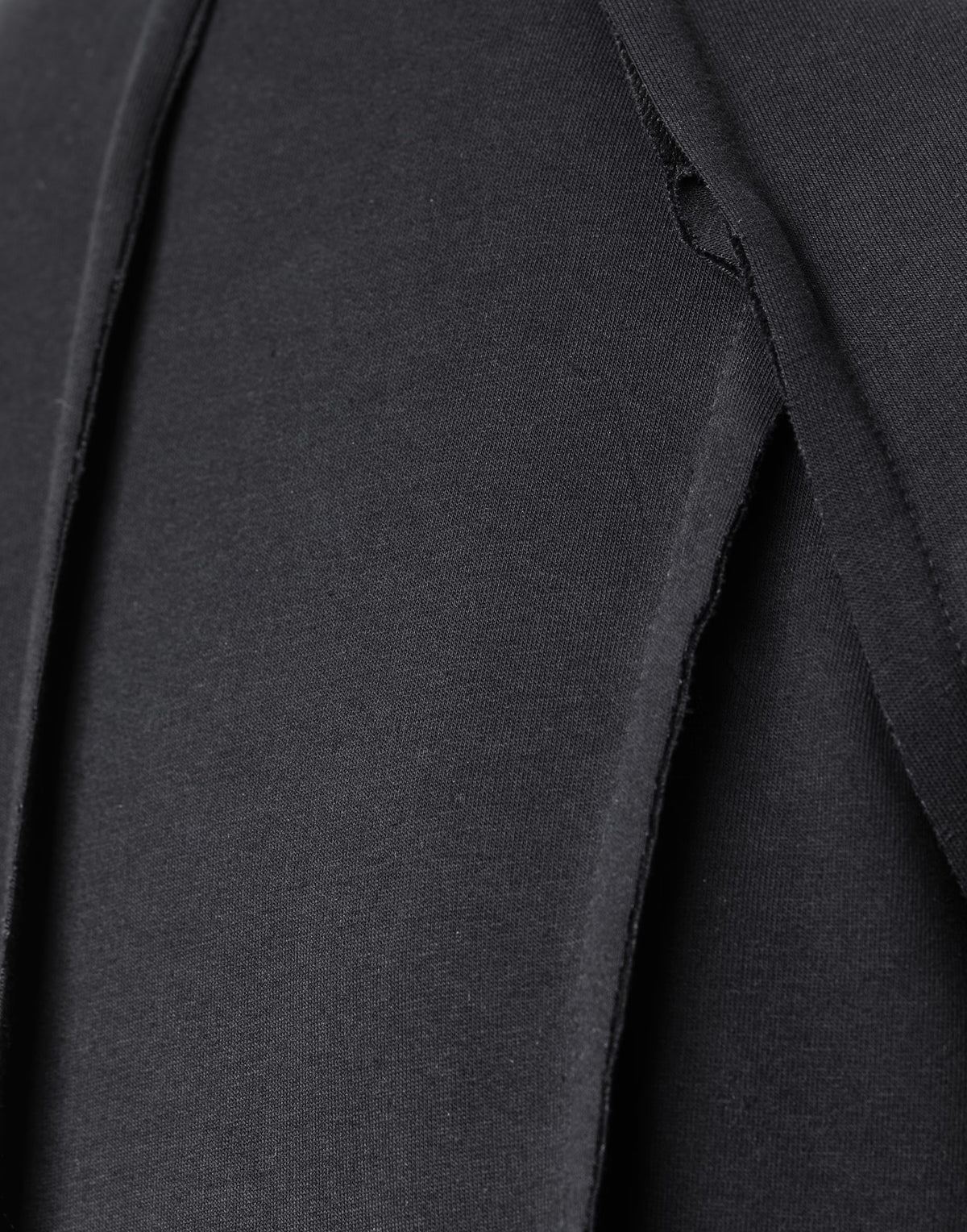 Black Maxi Dress with High Neck and Rope Details