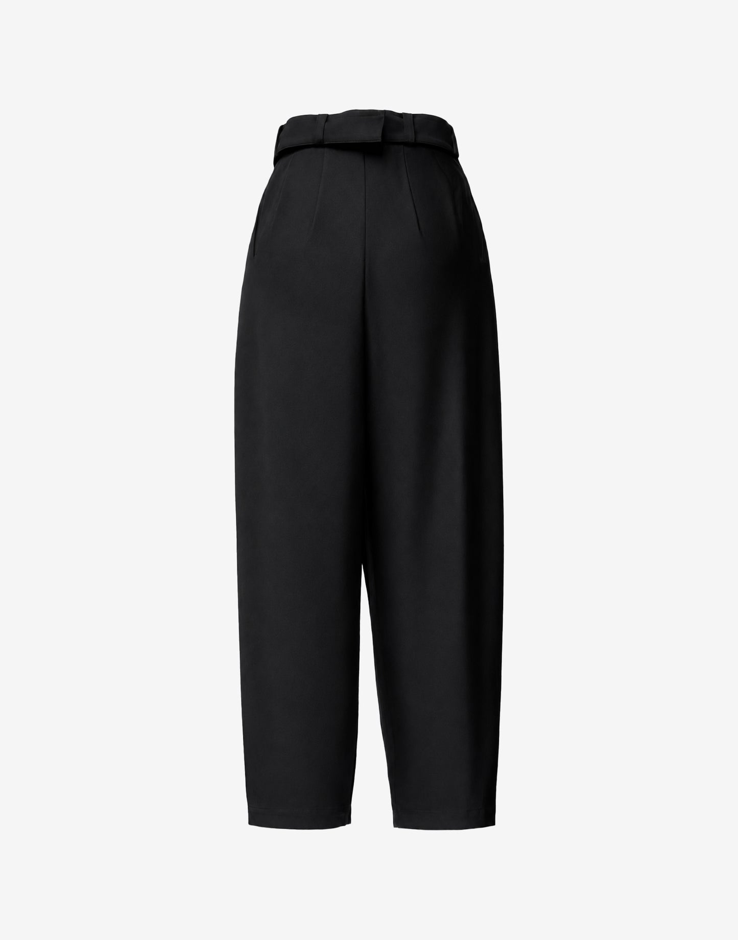 Statement Wide Leg Trousers with Sculptural Pleats