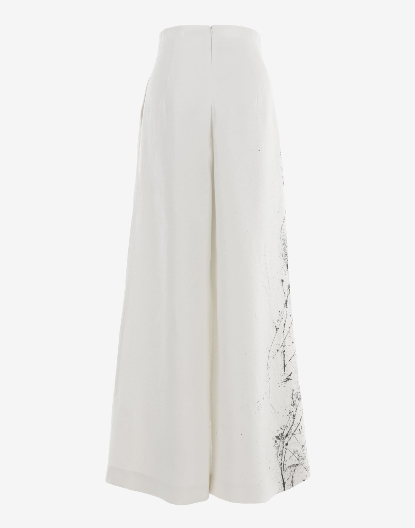 Hand Painted Linen Set With Open Back Top