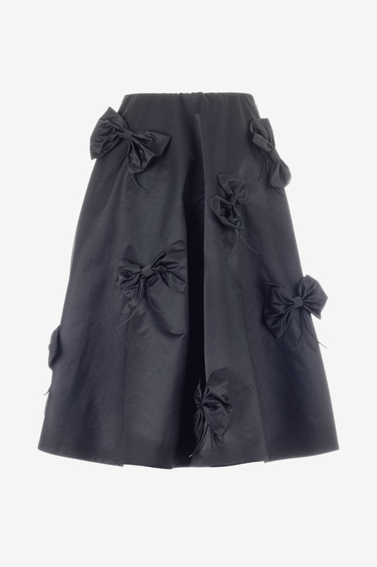 Skirt with bows