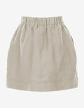Natural Linen Mini Skirt For Summer Days