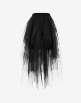 Black Layered Tulle Skirt - Elegant Occasion Wear