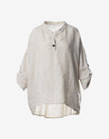 Beige Oversized Linen Shirt — For Women Who Travel Light
