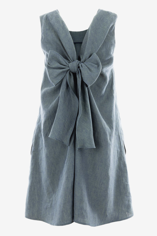 Linen Infinity Dress