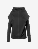 Black Sculptural Turtleneck - For Women Who Show Up