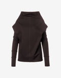Brown Sculptural Turtleneck - For Women Who Show Up