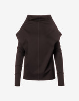 Brown Sculptural Turtleneck - For Women Who Show Up