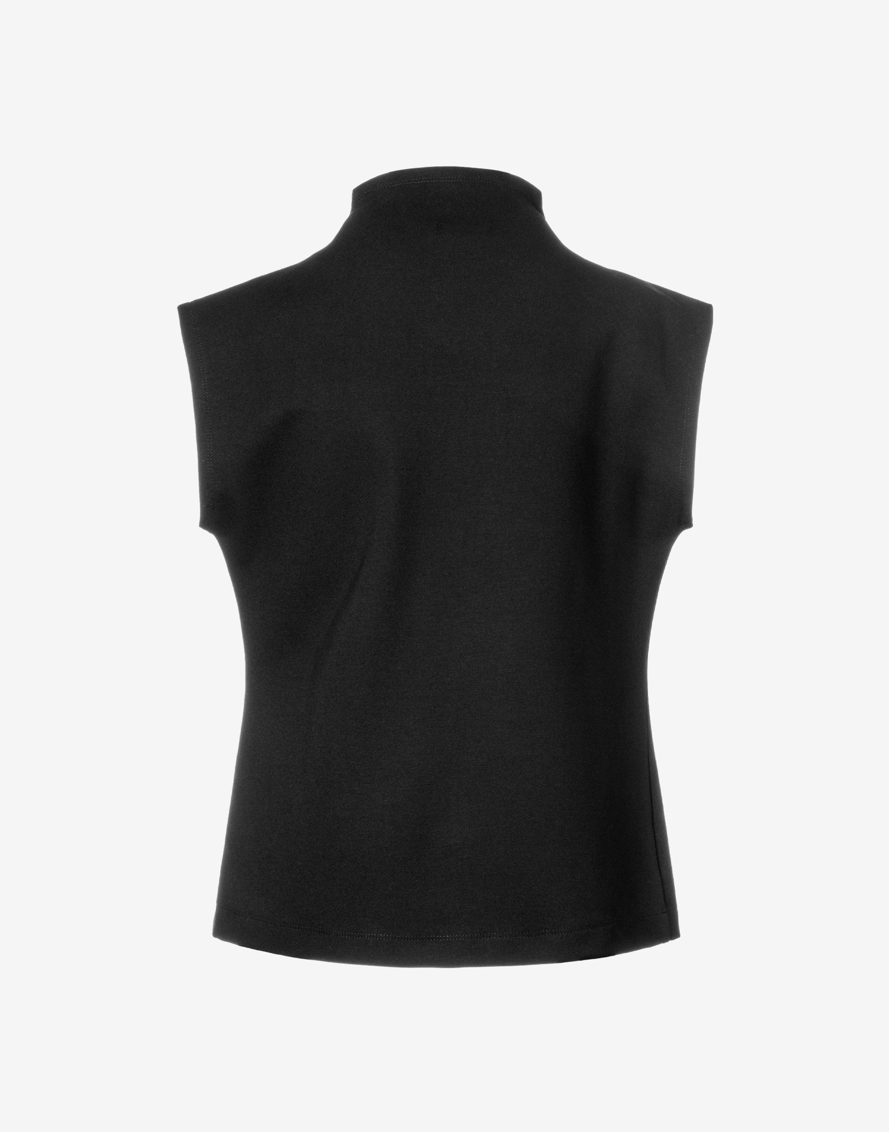 Black Cocktail Blouse Ghost Back