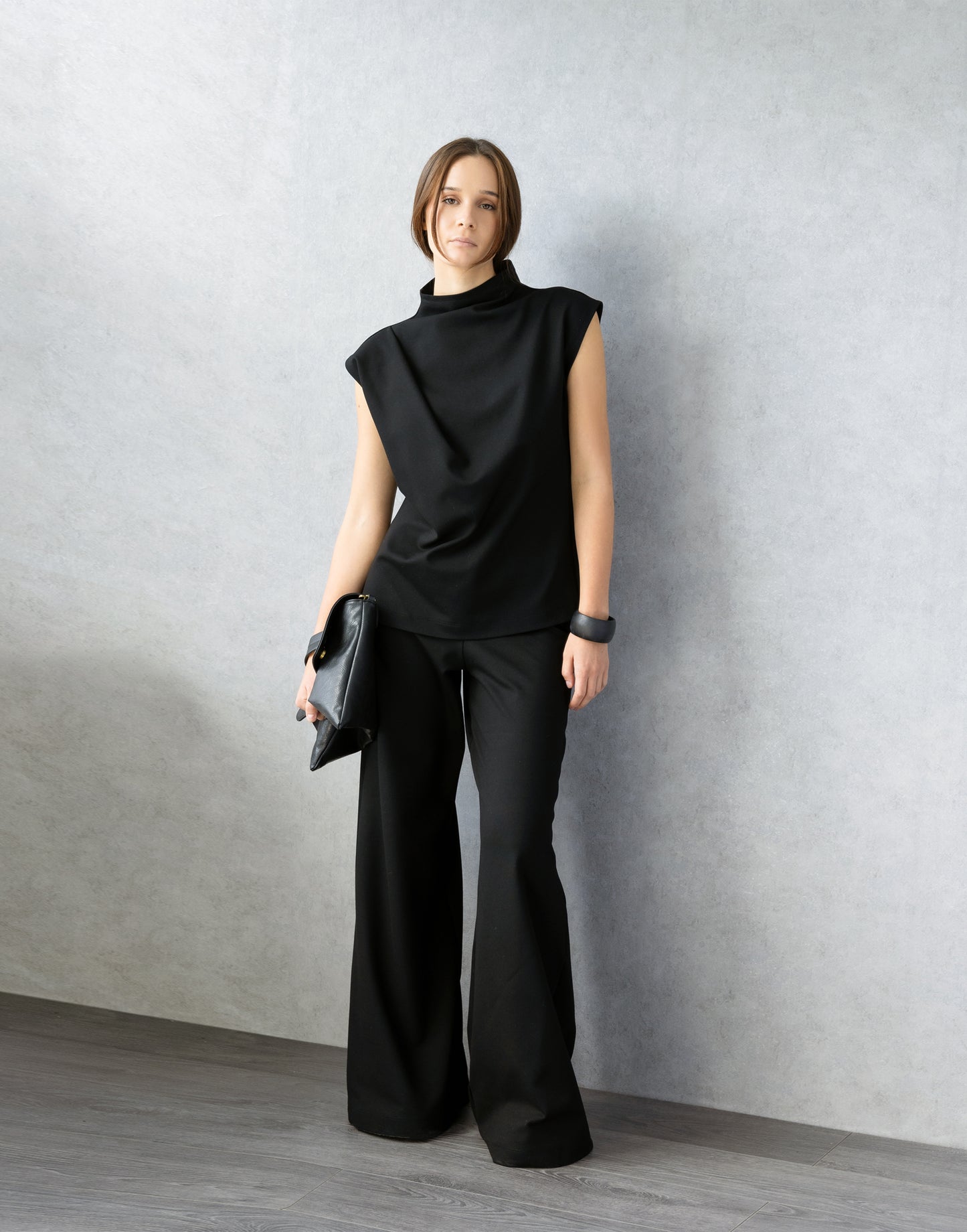 Black Cocktail Blouse Ghost Front view